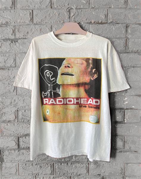 Vintage 90s Radiohead The Bends 1995 Album Promo T Shirt Etsy