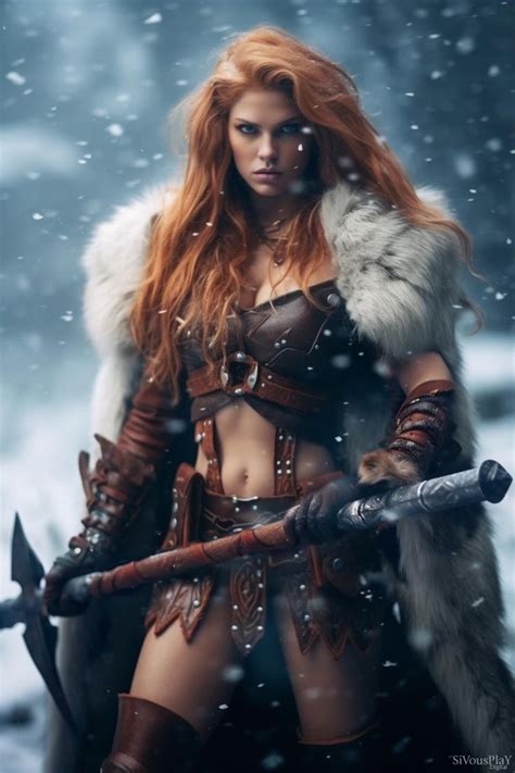 Pin By Amanda On Fantasy Viking Warrior Woman Fantasy Female Warrior Barbarian Woman