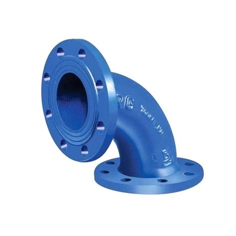 90 Degree Ductile Iron Double Flanged Bend For Plumbing Pipe Suppliers Manufacturers