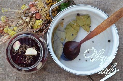 Квашеная свекла, рецепт