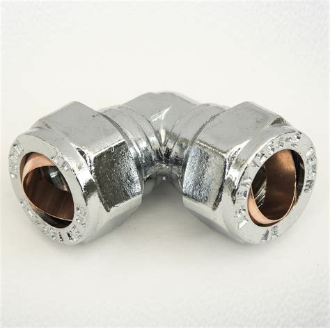 15mm Chrome Compression Elbow