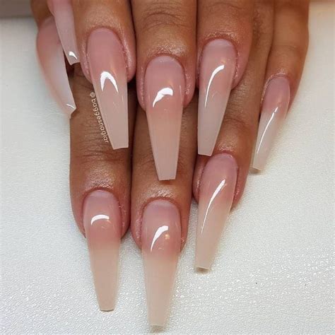 Perfect Full Set Fancy Nails Ballerina Nails Stylish Nails