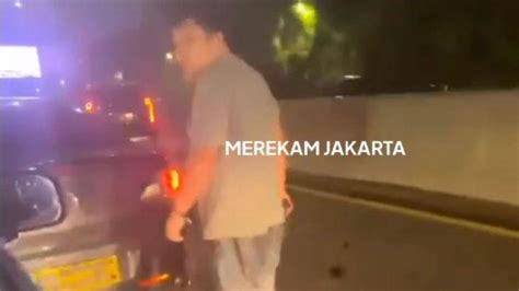 Viral Aksi Koboi Pengendara Pelat Dinas Polri Di Tol Tomang Kapolda