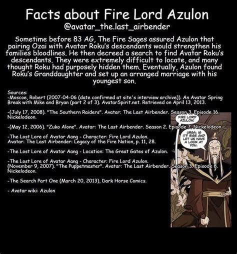 Facts about Fire Lord Azulon : r/TheLastAirbender