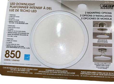 Feit Electric Led Downlight Flush Ceiling Light 850 Ubuy India