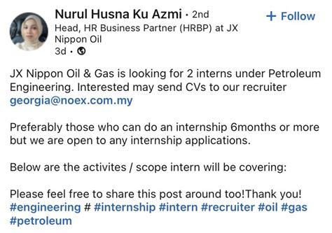 Getme Hired On Twitter Jx Nippon Oil Gas Exploration Is Hiring