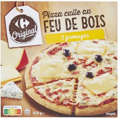 Promo Carrefour Original Pizza Cuite Au Feu De Bois Surgel E Chez