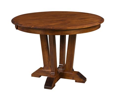 Harper Single Pedestal Table Amish Crafted Furniture