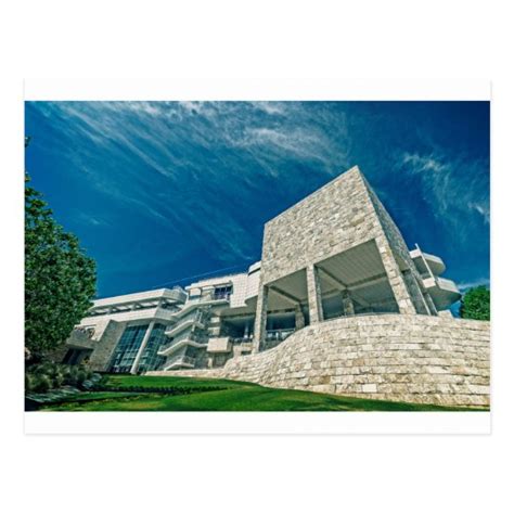 The Getty Center Exhibitions Pavilion Postcard | Zazzle.com