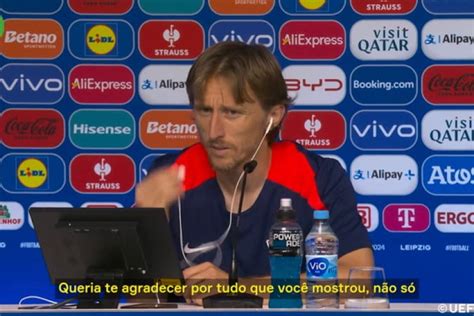 Jornalista Italiano Se Derrete Por Modric Na Euro “nunca Se Aposente”