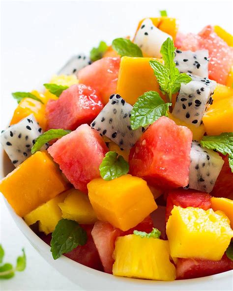 Tropical Fruit Salad » LeelaLicious