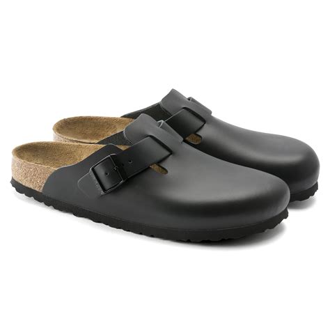 Boston Naturleder Schwarz BIRKENSTOCK