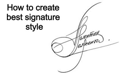 How To Create The Best Signature Style How To Make Easy Signature