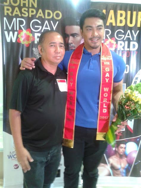 Mr Gay World John Raspado Returns Home