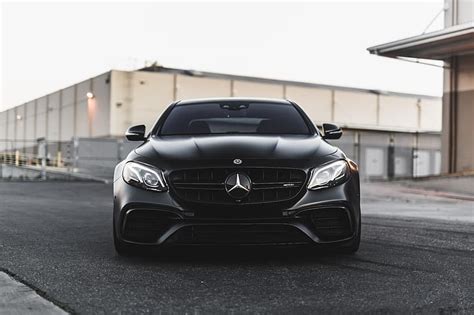 Online Crop Hd Wallpaper Mercedes Front Amg Black Evening E63 Face Sight Wallpaper Flare