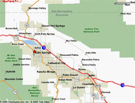 Coachella Valley Cities Map