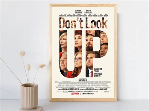 Dont Look up Movie Poster 2023 Film/room Decor Wall Art/poster Gift ...