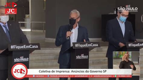 Coletiva De Imprensa Anúncios Do Governo Sp Youtube