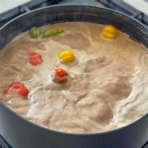 Groundnut Soup With Chicken Ginger Sea Salt