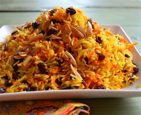 Rosh Hashanah Sweet Basmati Rice With Carrots And Raisins Recipe