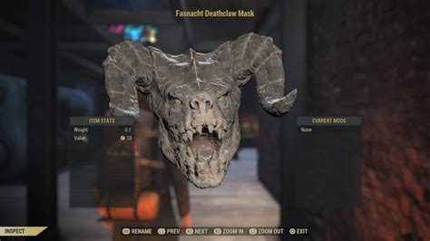 Price Check Fasnacht Deathclaw Mask Rmarket76