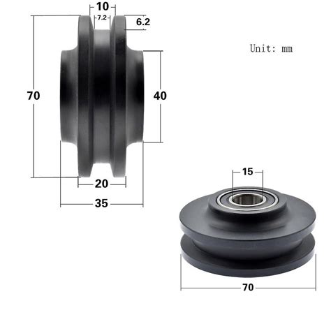 Pcs Roue Porte Coulissante Porte Coulissante Poulie Pour American