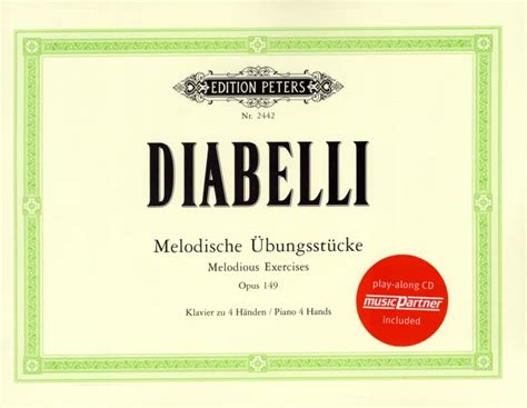 Melodische Bungsst Cke Op Von Anton Diabelli Im Stretta Noten