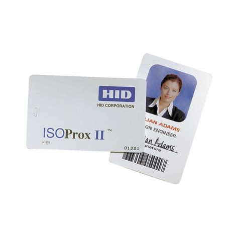 HID ISO Prox II Customer Selected Proximity Photo ID Card HID 1386