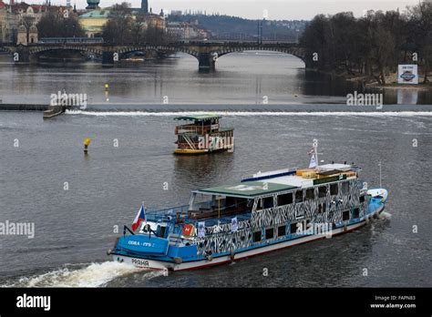 Cruise on the River Vltava. A stroll along the Vltava River is an ...