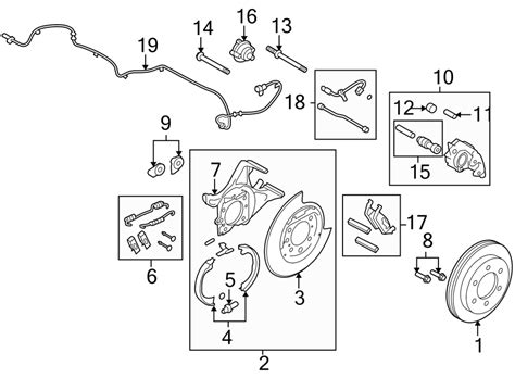 Ford F Parking Brake Assembly Rear L Z C B