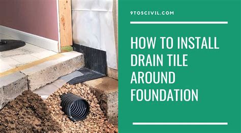 How Does Drain Tile Work How To Install Drain Tile Drain Tile Pipe