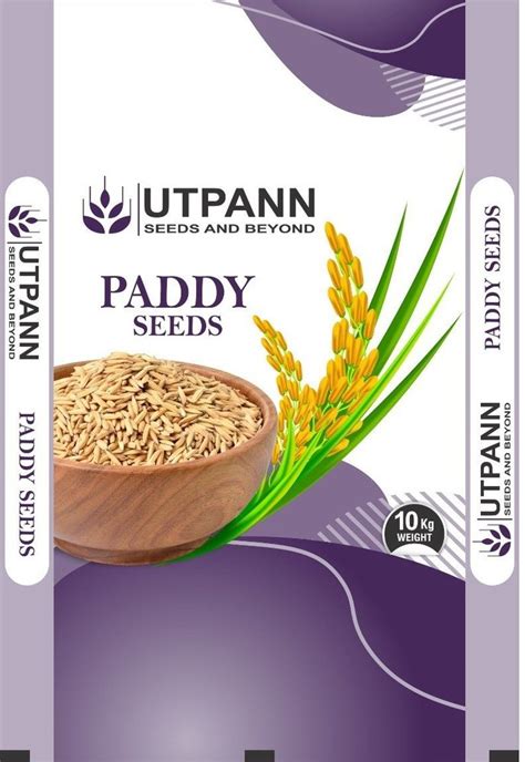 Hybrid Golden Pusa Basmati Paddy Seeds Packaging Size Kg