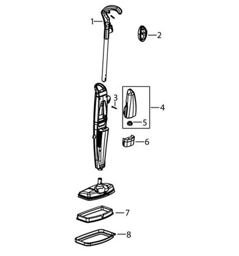 Bissell Steam Mop 1867 Floor Cleaner Parts