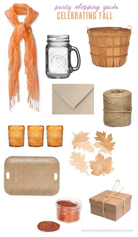 Party Shopping: Celebrating Fall - The Sweetest Occasion