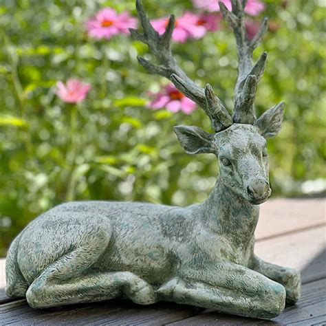 Rustic Reindeer Statue - Decor Steals