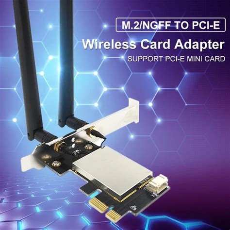 Carte Sans Fil Wifi Mini Pci E Express Vers Adaptateur Pci E Avec