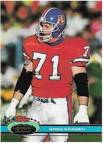 Kragen, Greg / Denver Broncos | Stadium Club #458 | Football Trading ...