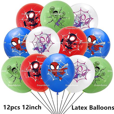 Spider Man Y Sus Incre Bles Amigos Globo De L Tex Super H Roe Aluminio