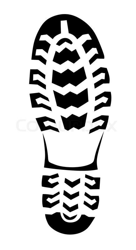 Boot Print Vector at GetDrawings | Free download