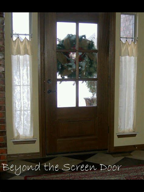Pin on SEW Worth Trying! | Small window curtains, Home, Front doors