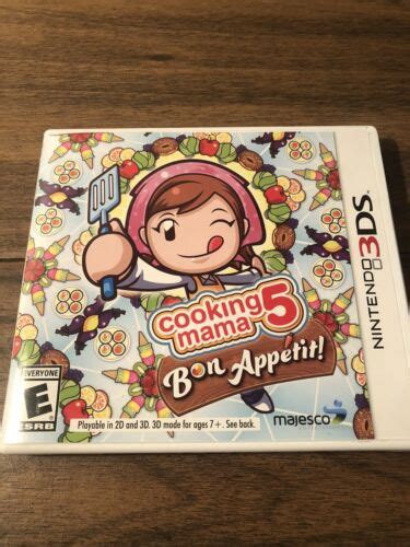 Cooking Mama 5 Bon Appetit Nintendo 3ds 2014 And Book And The Case