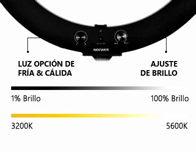 Aro De Luz Neewer Cm Con Tr Pode Y Bater A Led Kit Profesional