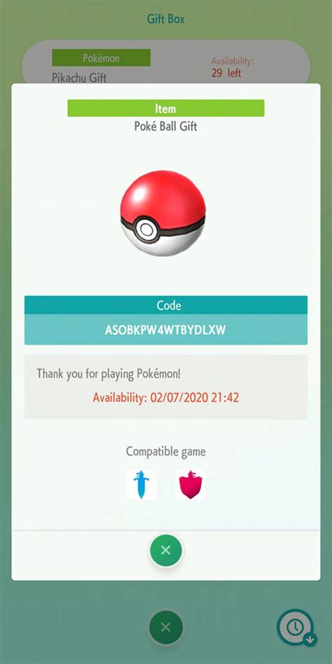 pokémon home mystery gift codes pokémon go - Odell Baez