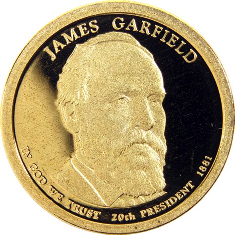 2011 S James A Garfield Presidential Dollar Choice Proof $1 Coin ...