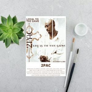 2pac Poster Loyal to the Game Album Cover Album Poster Music Poster Music Prints Wall Art Wall ...