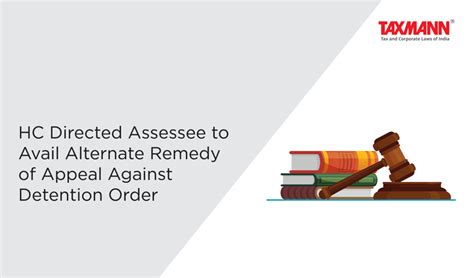 Hc Directed Assessee To Avail Alternate Remedy Of Appeal Against