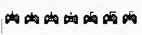 joystick icon set video game controller icon joystick vector icon