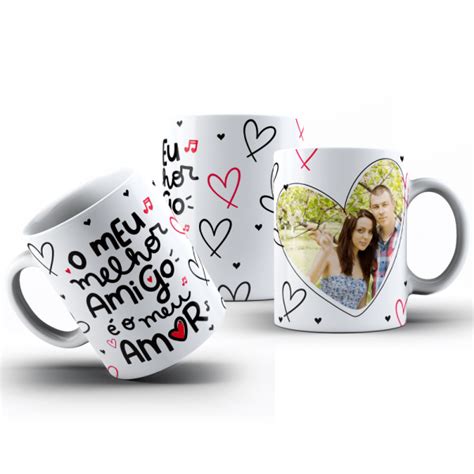 Caneca Porcelana Personalizada X Cm Porcelana Branca Impress O