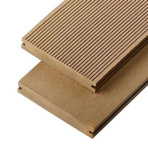 Cladco Solid Composite Decking Board 4m Teak Roofing Superstore®