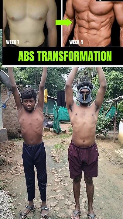 Workout Routine Transformation YouTube Shorts